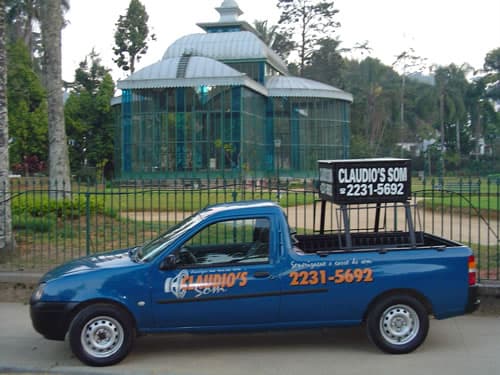 Carro do Lufe Clau Som (antes Claudio's Som) em Petrópolis — registro 4